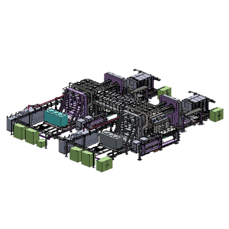 Çift taraflı püskürtme ve e/b buharlaşma kombine systerm) (çift taraflı bakır ve alüminyum kaplama yapabilen) vakum rulosu)